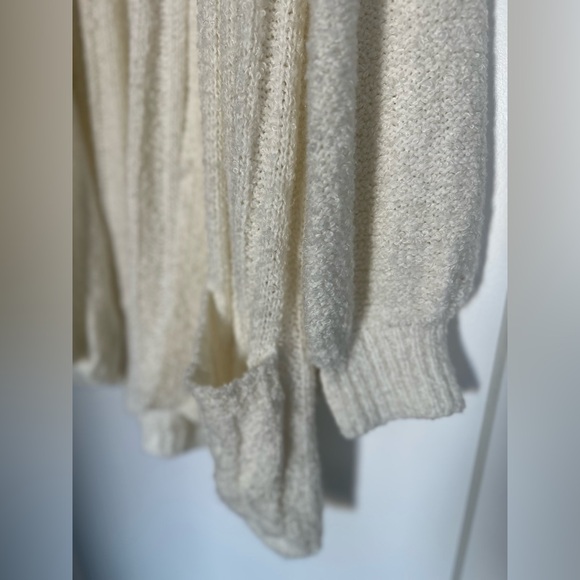 Vintage 70s 80s Lilly of California Hand Loomed Bouclé Knit Cardigan - Fits S-L - Picture 7 of 10